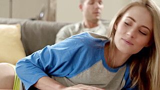 Kyler Quinn - Codey Steele - Blonde Temptress Kyler Quinn gets tight pussy fucked by stepbro while Stuck in Sink - ah-me.com - Britain