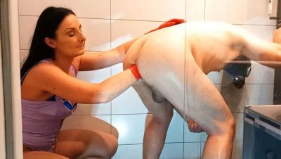 MistressLuciana Fisting Deep in Shower - Extreme German BDSM Anal Domination - xxxfiles.com - Germany