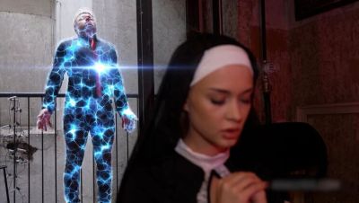 Young Nun Halloween Fuck with Incubus - Rough Anal, Big Tits, Hardcore Sex - xxxfiles.com - Russia