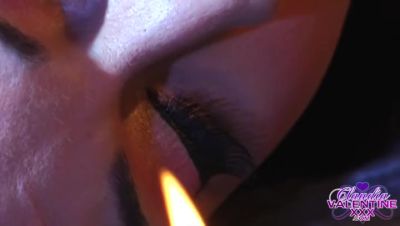 Claudia Valentine Muff Dives with Chase Evans Clip#1 - hotmovs.com