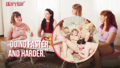 Hot Lesbian Workshop: 4 Sexy Ladies Learn Oral Sex Techniques on Laney Day - xxxfiles.com - Germany - Britain