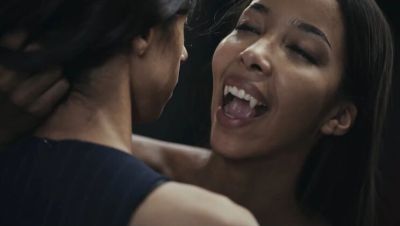 Lia Lin - Ebony Vampire Lia Lin Dominates Latina Slave Penelope Quente in Hardcore Lesbian Hypno Sex - xxxfiles.com - Britain