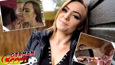 German Scout Casting Fuck in Sauna - Long Labia Redhead Maja Gets Facial - xxxfiles.com - Germany