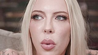 Slim Poke - Big tit blonde cheating with 2 black men - ah-me.com