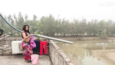 Desi Bhabi Fucked Alone by AlexDaizo - Indian Aunty Blowjob & Doggy Style - veryfreeporn.com - India