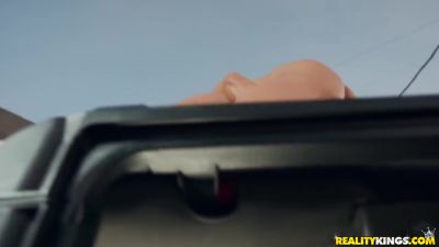 Kendra Spades Intense Car Affair With Latina Heat - hotmovs.com - Usa