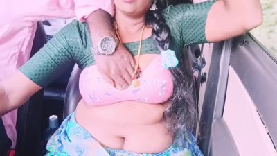 Desi Car Sex. Beautiful Housewife Cheating Husband Fucking For Long Drive With Husbends Stepbrother. Telugu Dirty Talks - desi-porntube.com - India
