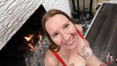 Curvy Redhead Mom Gets Pearl Necklace From Hardcore Fuck - xxxfiles.com - Britain - Usa