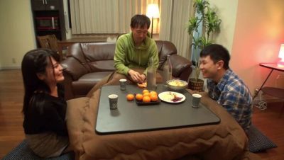 Hot Asian Amateur Wife Shows Her Underwear Under Kotatsu - Horny Hardcore Fuck and Creampie - porntry.com