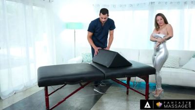 Alex Jones - Anal Massage With Betty Foxxx - Big Tits MILF Gets Her Ass Banged Hard By Masseur - porntry.com - Britain