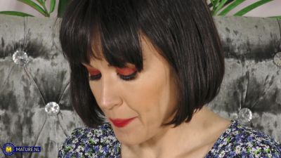 Hot British Milf Lucy Love With Her Small Tits With Large Nipples Masturbates At Home - hotmovs.com - Britain