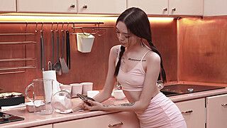 Hot Pearl - I was a bad girl, so the step parents had to do it - ah-me.com