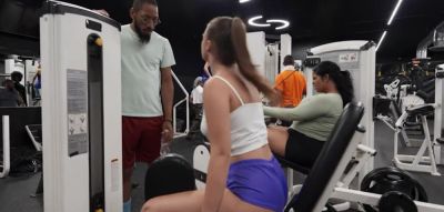 Lucas Frost - Blow Job - Cheating Teen Caught Having Sneaky Sex in the Gym by Her BF! - inxxx.com