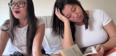 Blow Job - Sakura And Uwu Tofu Stay In School - inxxx.com