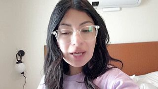 MASSIVE FACIAL FROM A STRANGER - fucking my ski instructor vlog... - ah-me.com