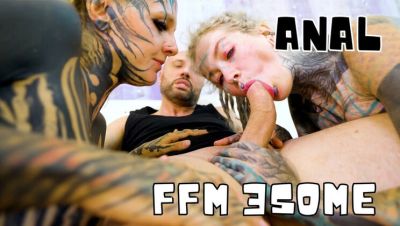 Italian Big Cock Anal Threesome with 2 Horny Tattooed Girls FFM - veryfreeporn.com - Germany - Italy - Britain