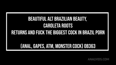 Beautiful Alt Brazilian Beauty, Caroleta Roots Returns And Fuck - hotmovs.com - Brazil