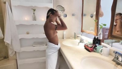 Magia Rosa Small Tits Brunette Masturbates Nude in Tulum Mexico HD - xxxfiles.com - Spain - Mexico