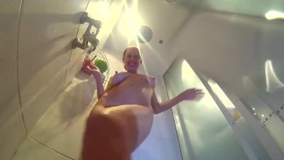 Undress Slut In The Shower. The Girl Washes In The Shower, Shaves Her Pussy, Oil Massage - hclips.com