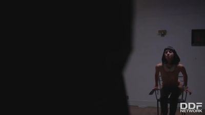 Cock Sucking Epiphany: Brunette Slobbers Over Massive Hard-On - hotmovs.com - France