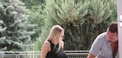 Blow Job - Hot Legs And Feet - Foot Fuck On The Couch - inxxx.com