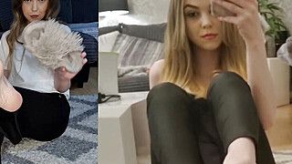 Her feet are so addictive to fuck, suck and sniff compilation - ah-me.com