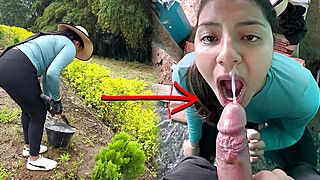 I PAID A YOUNG COLOMBIAN FARM WOMAN TO MILK MY COCK - ah-me.com - Colombia