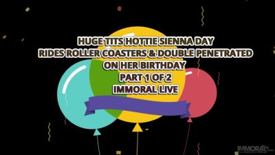 Huge Tits Hottie Sienna Day Rides Roller Coasters & Double Penetrated - hotmovs.com - Britain