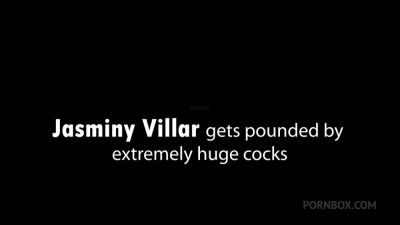 Supercute Brazilian Ebony Jasminy Villar Gets Her Ass & Holes - hotmovs.com - Brazil