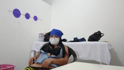 Horny Nurse Records Herself Opening Her Ass - desi-porntube.com - India