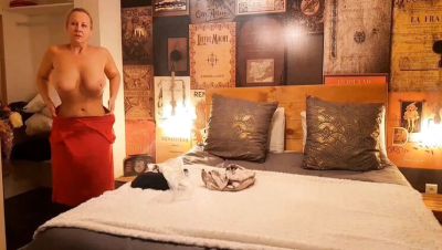 Amateur Blonde MILF Selena701 Footjob Fun in Tights - veryfreeporn.com