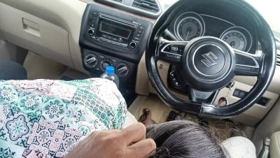 Indian Office Manager Fucks Married Colleague Hard in Car - Rough Sex & Moaning - porntry.com - India