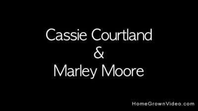 Picking Her Up For Girl-On-Girl - Cassie Courtland & Marley Moore - hotmovs.com