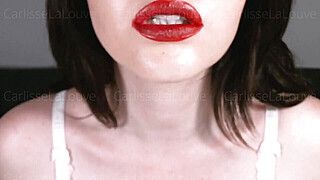 Red Lips Mouth Tease - ah-me.com