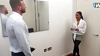 I let my boss CREAMPIE me for a PAYRISE and then he TOOK THE CONDOM OFF and fucked me RAW! - ah-me.com