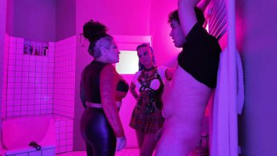 Dirty Slave Boy Obedient In Shower With Domina Dark & EdgesOfReality - Extreme Femdom Humiliation - porntry.com - Britain - Denmark