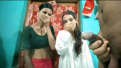 Indian Boyfriend Threesome with 18yr Cute Girl & Stepsis - Hardcore Home Fucking in HD - xxxfiles.com - India