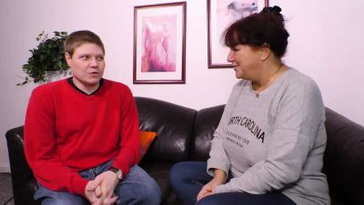 Redhead MILF Sucks Dick and Gets Fucked - Big Tits Blowjob and Cum in Mouth - veryfreeporn.com - Germany