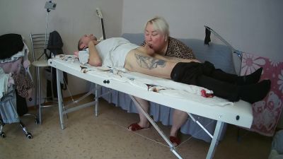 Stepmother-in-law Sucks And Jerks Off My Dick On The Massage Table And Swallows Cum - hclips.com