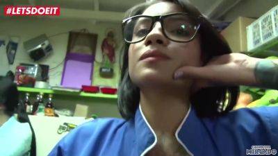 Beautiful Tattooed Latina Teen 18+ Gets Drilled Hard - hotmovs.com