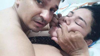 Happy Ending - Hot Latina Wife in Fishnet Lingerie Gets Daily Face Fuck and Cum in Mouth - porntry.com - Japan - Colombia