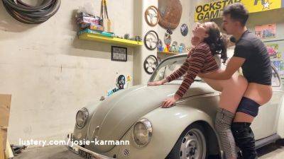 Fucking Amateur Nerd Against My Old Car - hclips.com