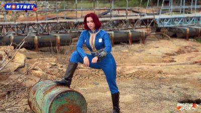 Fallout Cosplay - Redhead Dweller Of Shelter 33 Rough Fucks With Stranger Till Facial - hclips.com