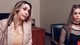 Two pussies riding principal Tonys hard dick - ah-me.com