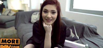 Mia Evans - y delivery demands from saucy redhead Mia Evans - inxxx.com