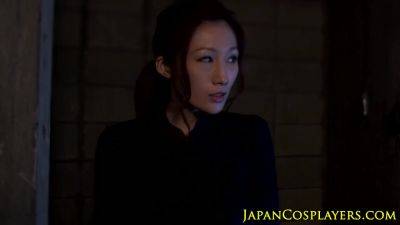 Busty Japanese Thief Pussyfuck Punishment - hotmovs.com - Japan