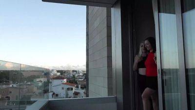 Liz Rainbow - German MILF Liz Rainbow and Ashley Dark in Hot Outdoor Threesome - Big Cock Action - veryfreeporn.com - Germany