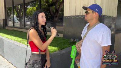 Asher Clan Street Interviews: Bailey Blaze in LA - hotmovs.com