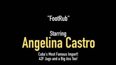 BBWs Angelina Castro Virgo Peridot Foot Fuck a Big Dick - hotmovs.com
