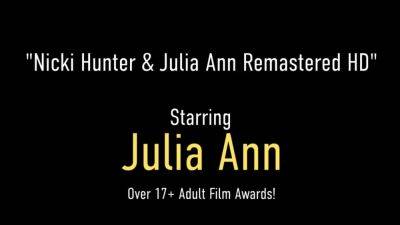 Big Tits Hot MILFs Julia Ann Finger Fucks Nicki Hunter - hotmovs.com